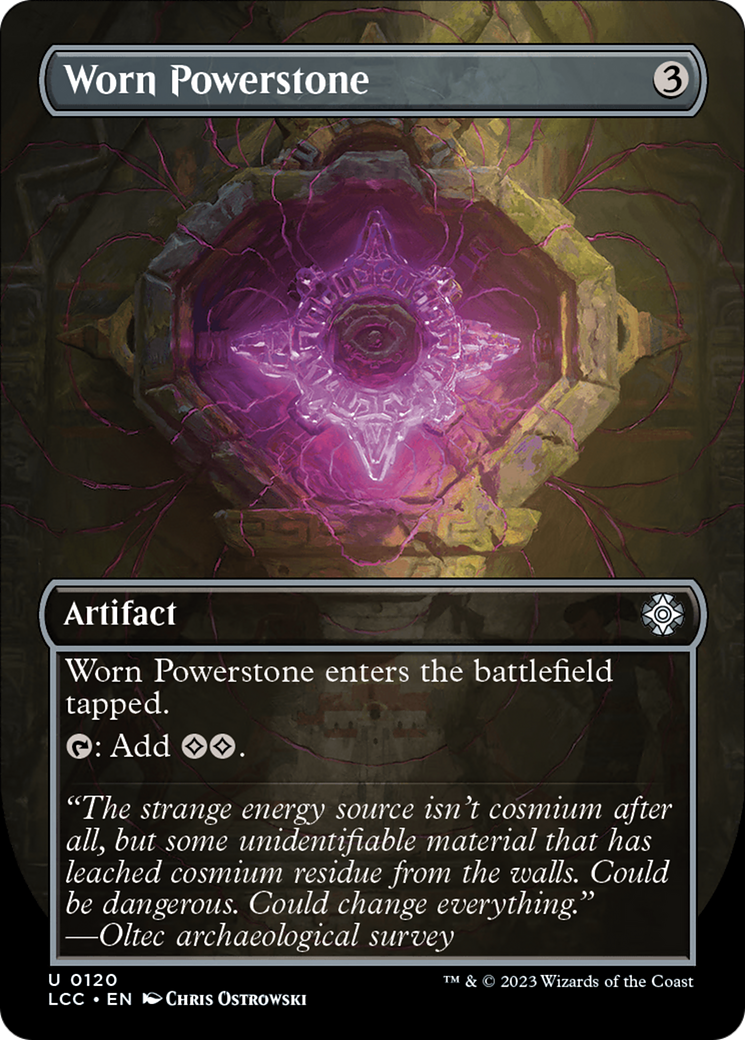 Image of Worn Powerstone (Borderless) [The Lost Caverns of Ixalan Commander]