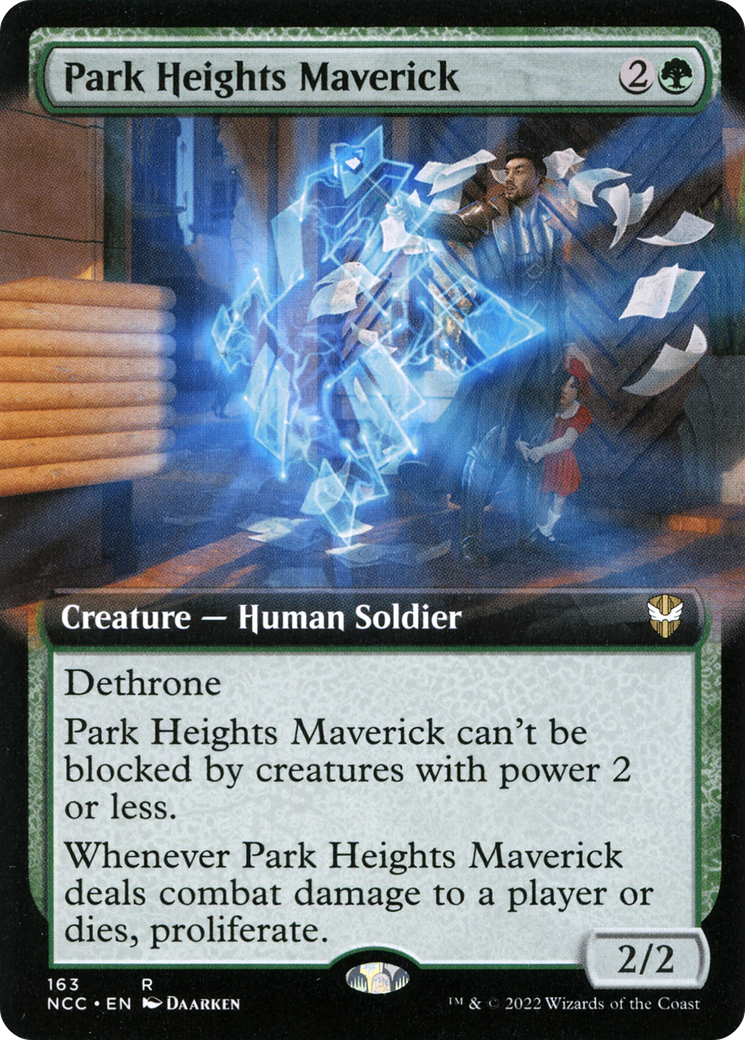 Image of Park Heights Maverick (Extended Art) [Streets of New Capenna Commander]