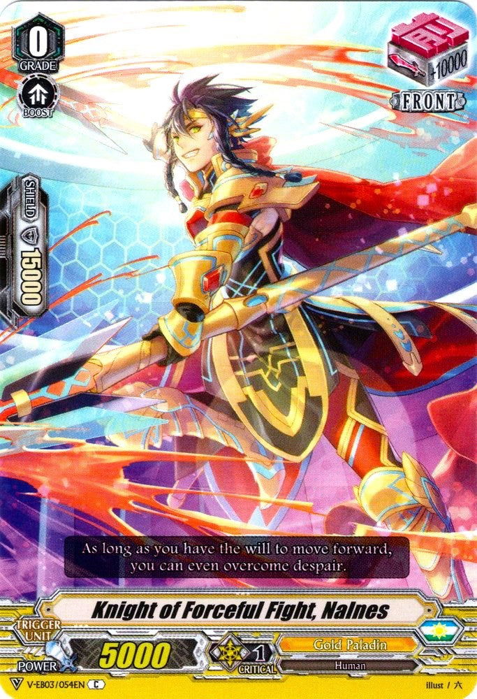 Image of Knight of Forceful Fight, Nalnes (V-EB03/054EN) [ULTRARARE MIRACLE COLLECTION]
