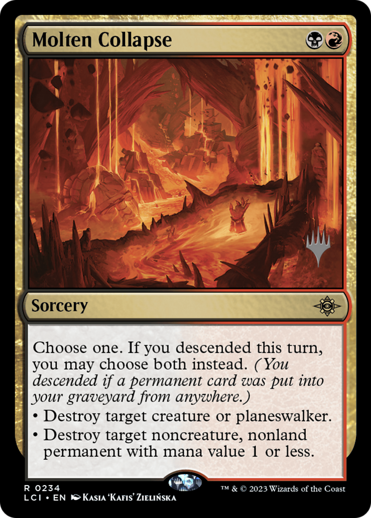 Image of Molten Collapse (Promo Pack) [The Lost Caverns of Ixalan Promos]