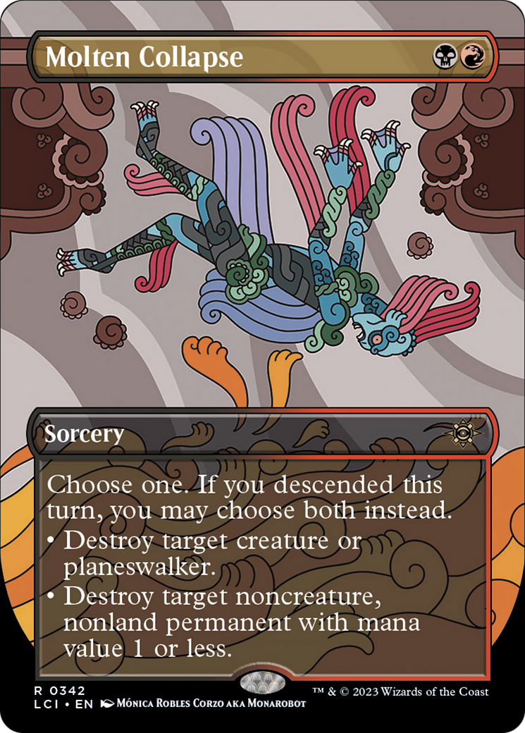 Image of Molten Collapse (Borderless) [The Lost Caverns of Ixalan]