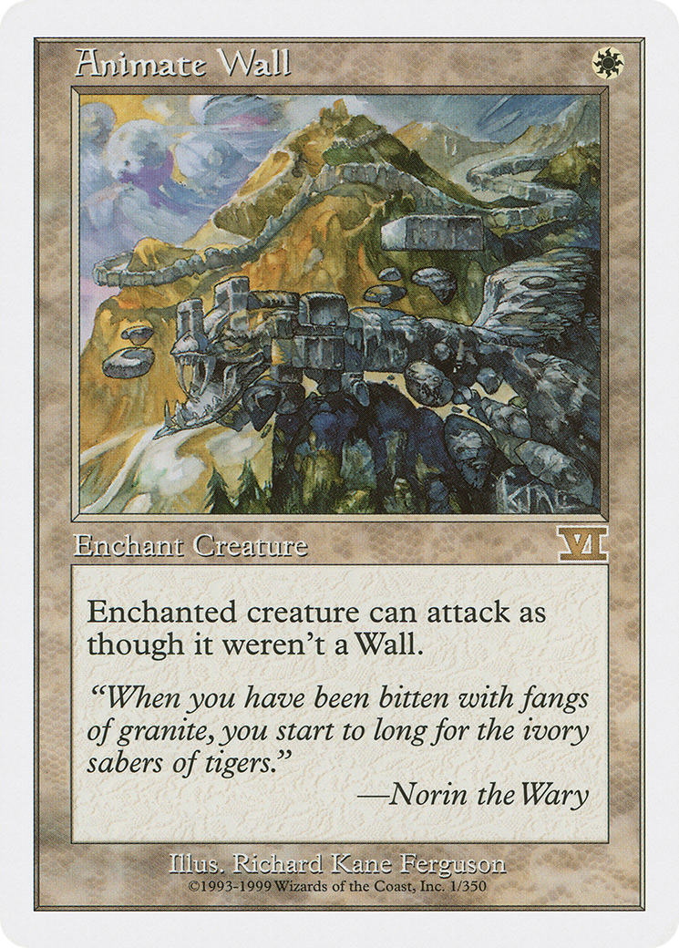 Image of Animate Wall [Classic Sixth Edition]