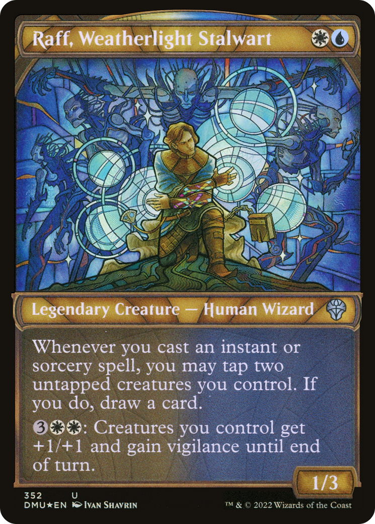 Image of Raff, Weatherlight Stalwart (Showcase Textured) [Dominaria United]