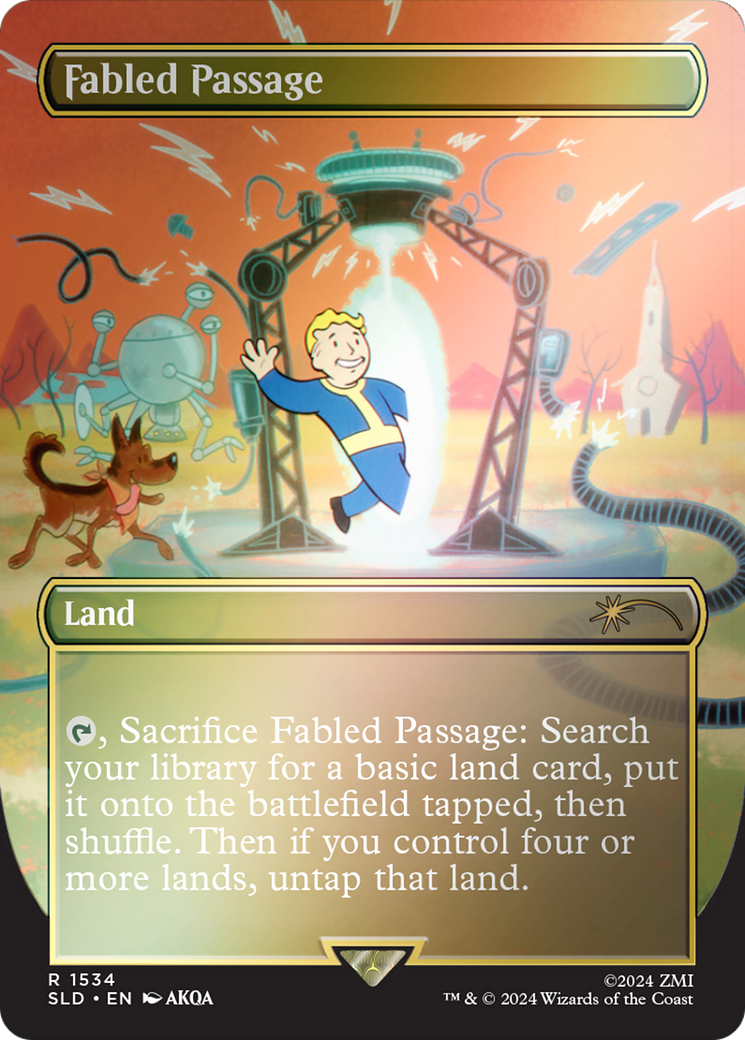 Image of Fabled Passage (1534) (Rainbow Foil) [Secret Lair Drop Series]