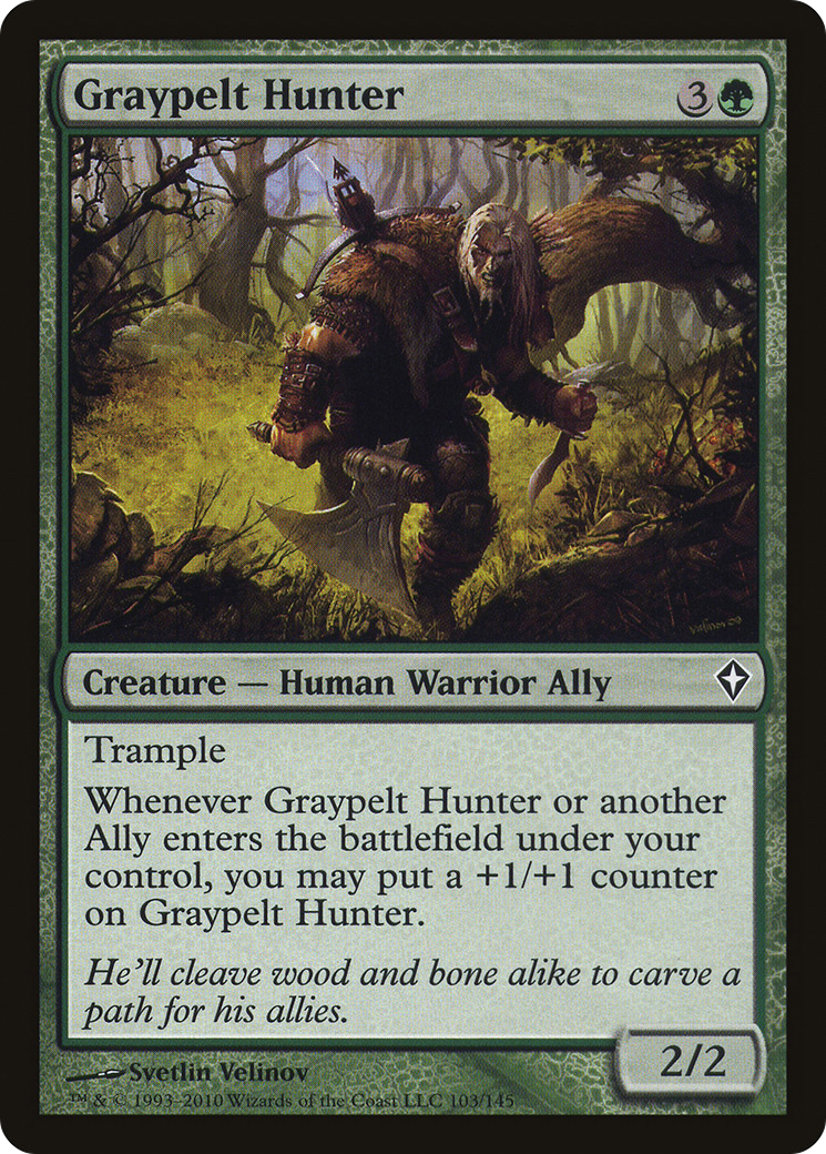 Image of Graypelt Hunter [Worldwake]