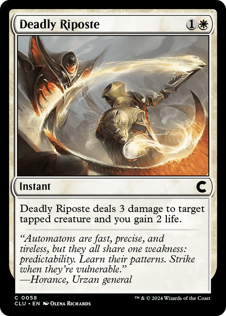 Image of Deadly Riposte [Ravnica: Clue Edition]