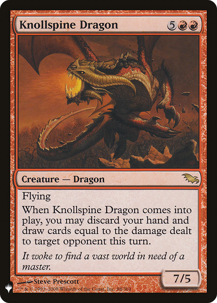 Image of Knollspine Dragon [The List]