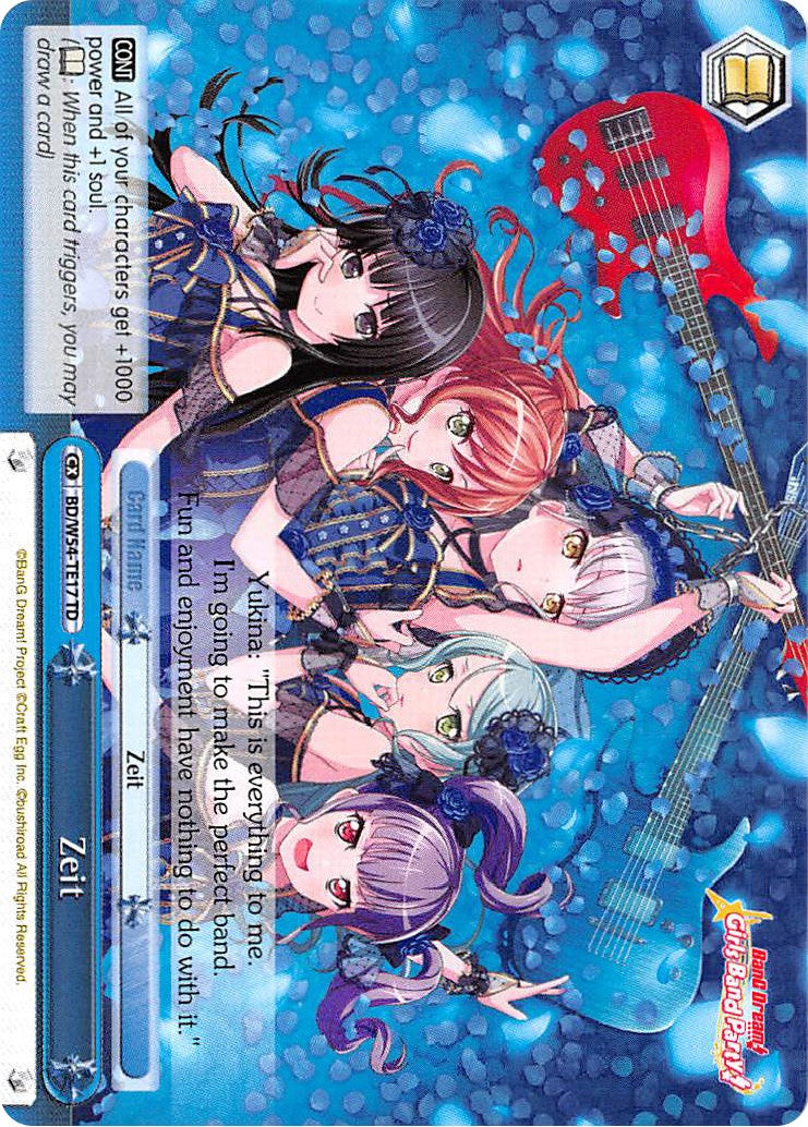 Image of Zeit (BD/W54-TE17 TD) [BanG Dream! Girls Band Party!]