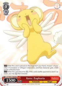 Image of Kero: Euphoria (CCS/WX01-T08R RRR) [Cardcaptor Sakura: Clear Card]
