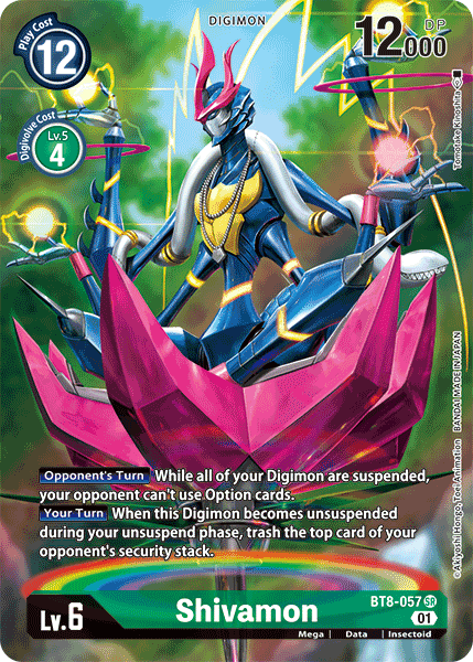 Image of Shivamon [BT8-057] (Alternate Art) [New Awakening]