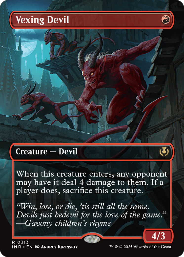 Image of Vexing Devil (Borderless) [Innistrad Remastered]