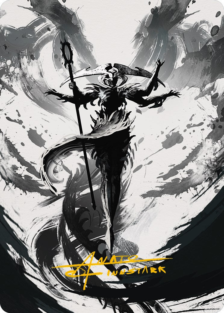 Image of Atraxa, Grand Unifier 2 Art Card (Gold-Stamped Signature) [Phyrexia: All Will Be One Art Series]