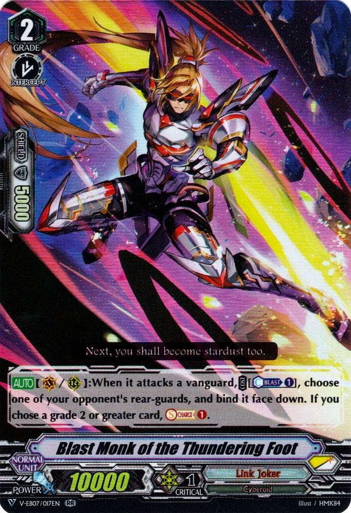 Image of Blast Monk of the Thundering Foot (V-EB07/017EN) [The Heroic Evolution]