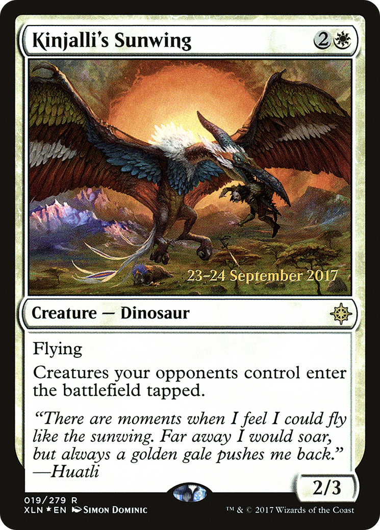 Image of Kinjalli's Sunwing [Ixalan Prerelease Promos]