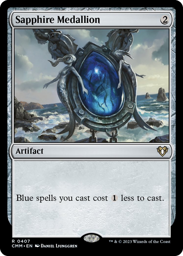 Image of Sapphire Medallion [Commander Masters]