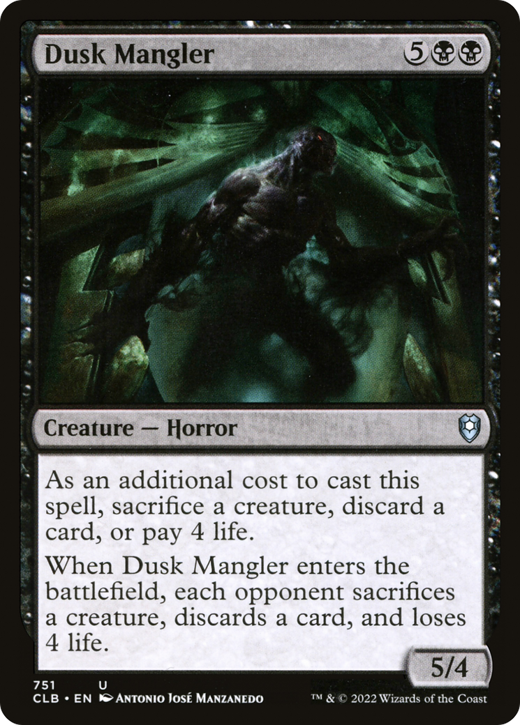 Image of Dusk Mangler [Commander Legends: Battle for Baldur's Gate]