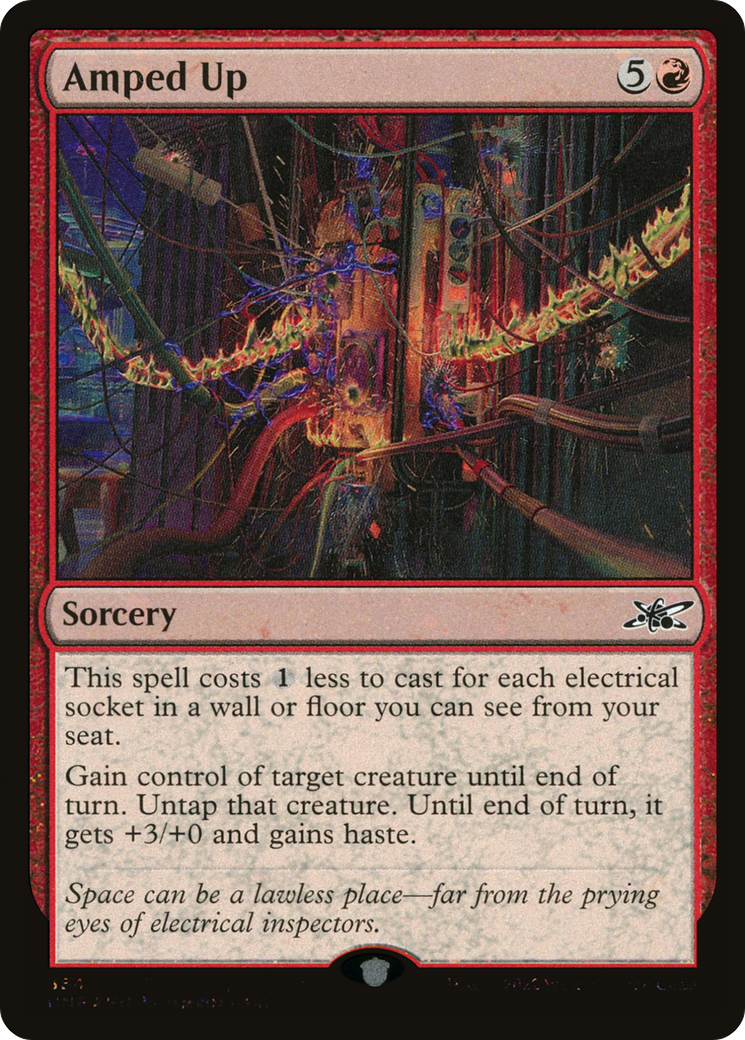 Image of Amped Up (Galaxy Foil) [Unfinity]