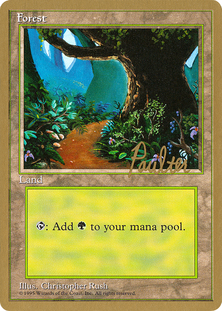 Image of Forest (pp378) (Preston Poulter) [Pro Tour Collector Set]