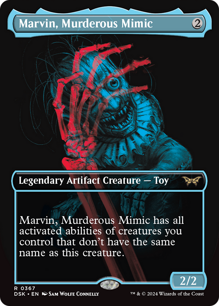 Image of Marvin, Murderous Mimic (Showcase) [Duskmourn: House of Horror]