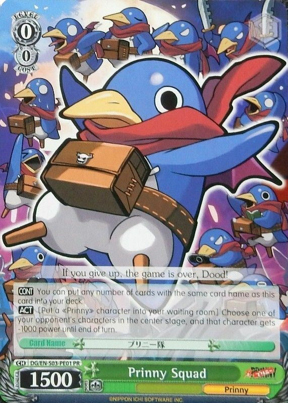 Image of Prinny Squad (DG/EN-S03-PE01 PR) (Promo) [Disgaea]