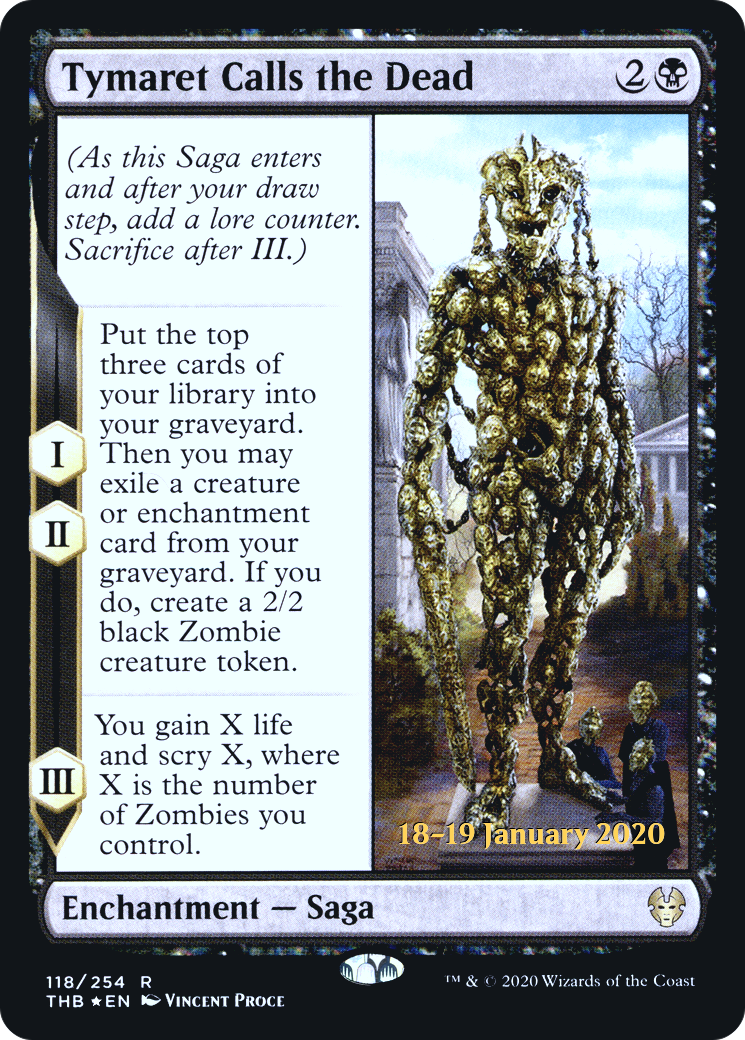 Image of Tymaret Calls the Dead [Theros Beyond Death Prerelease Promos]