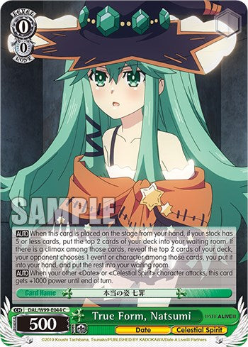 Image of True Form, Natsumi [Date A Live Vol.2]