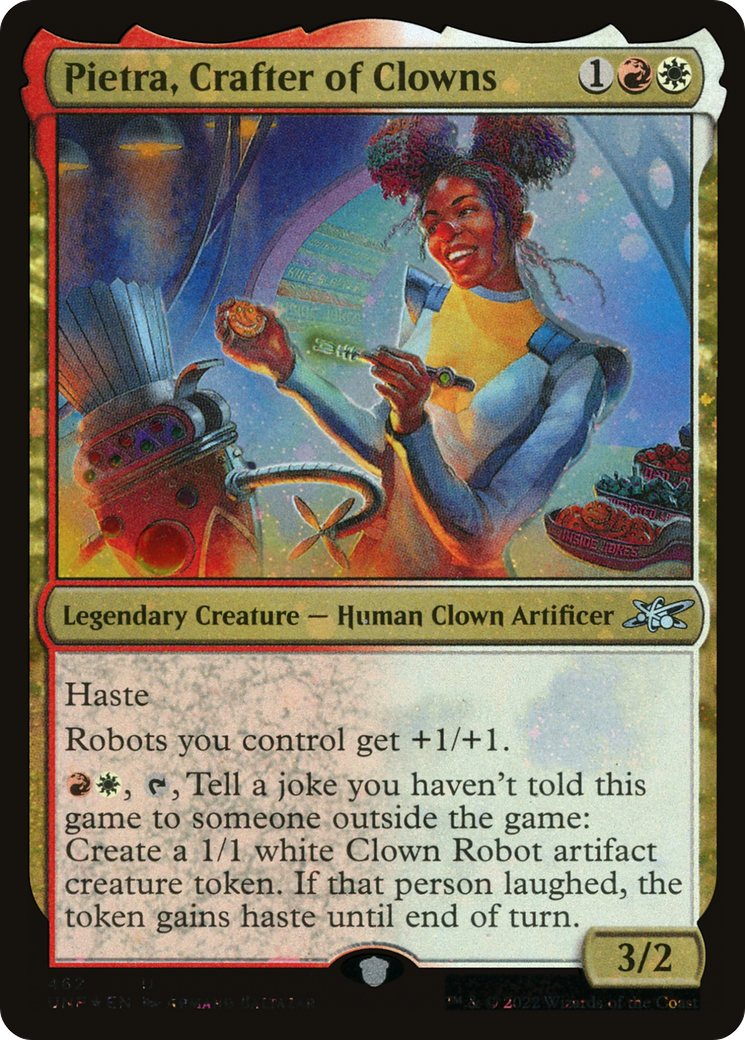 Image of Pietra, Crafter of Clowns (Galaxy Foil) [Unfinity]