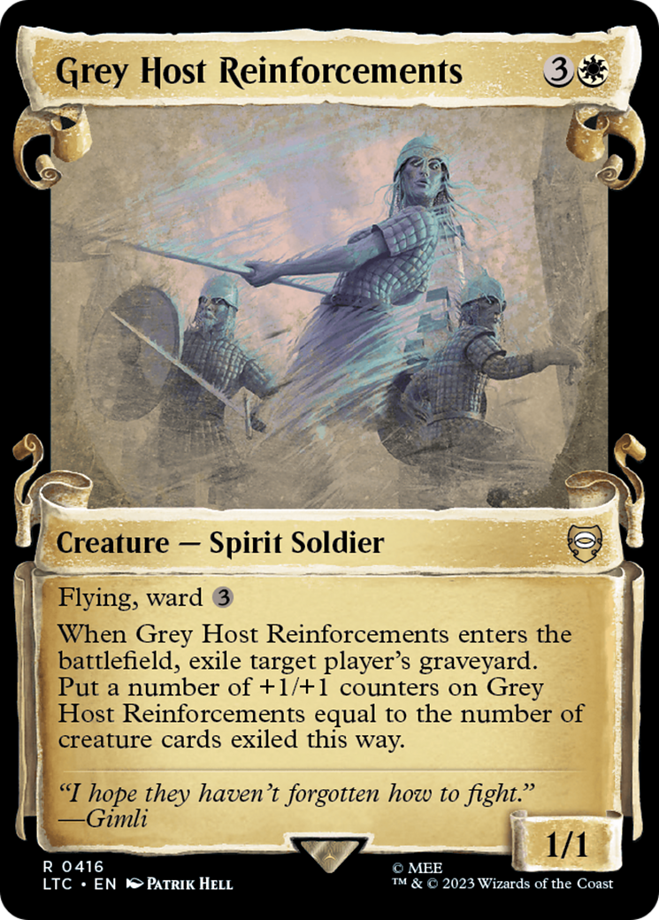 Image of Grey Host Reinforcements [The Lord of the Rings: Tales of Middle-Earth Commander Showcase Scrolls]