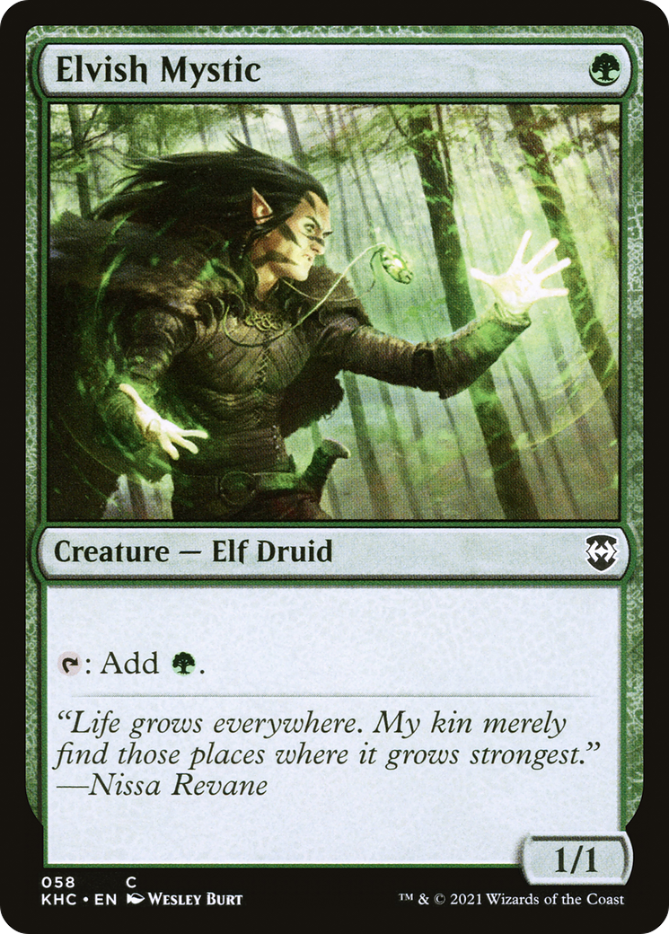 Image of Elvish Mystic [Kaldheim Commander]