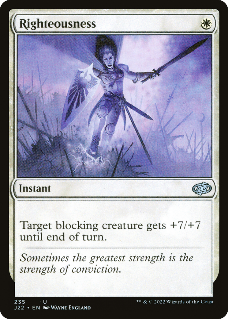 Image of Righteousness [Jumpstart 2022]