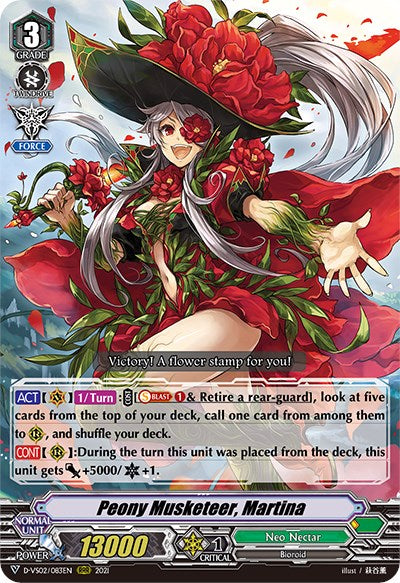 Image of Peony Musketeer, Martina (D-VS02/083EN) [V Clan Collection Vol.2]