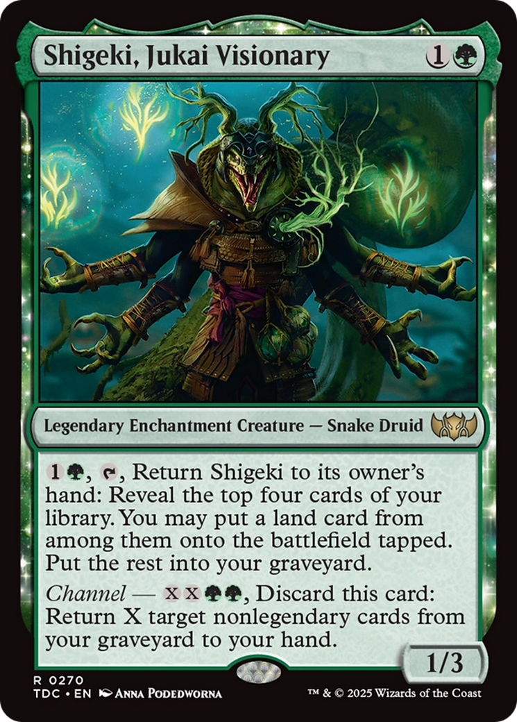 Image of Shigeki, Jukai Visionary [Tarkir: Dragonstorm Commander]