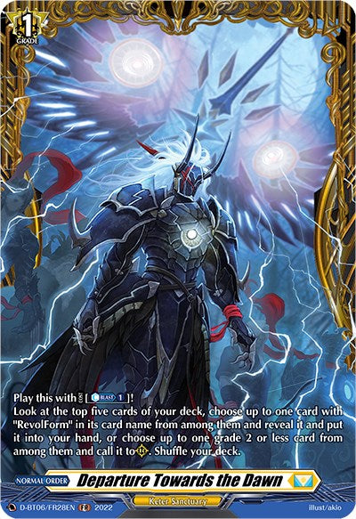 Image of Departure Towards the Dawn (D-BT06/FR28EN) [Blazing Dragon Reborn]