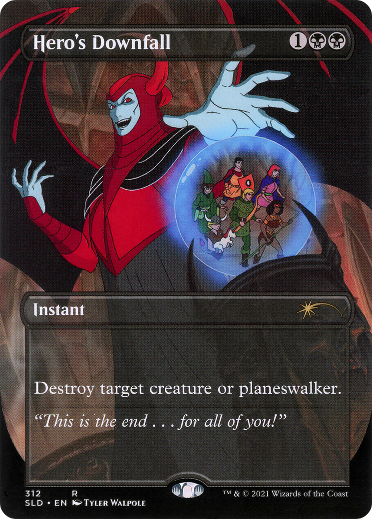 Image of Hero's Downfall (Borderless) [Secret Lair Drop Series]