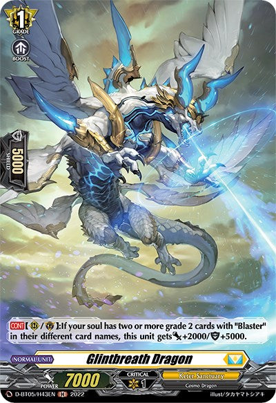 Image of Glintbreath Dragon (D-BT05/H43EN) [Triumphant Return of the Brave Heroes]