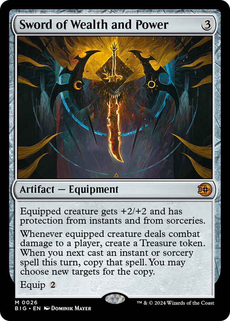 Image of Sword of Wealth and Power [Outlaws of Thunder Junction: The Big Score]