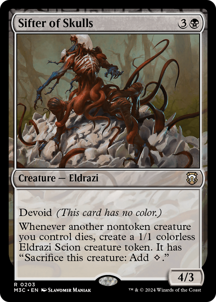 Image of Sifter of Skulls (Ripple Foil) [Modern Horizons 3 Commander]