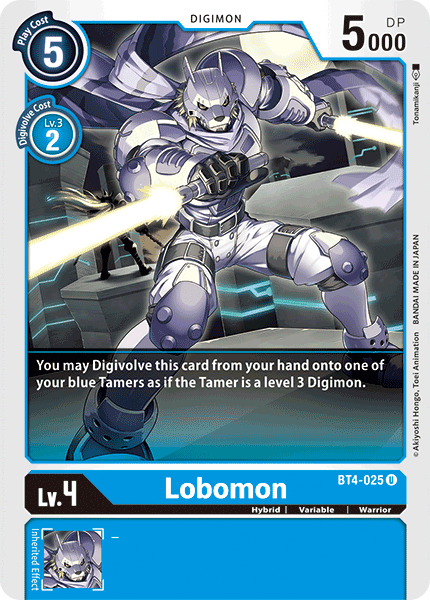 Image of Lobomon [BT4-025] [Great Legend]