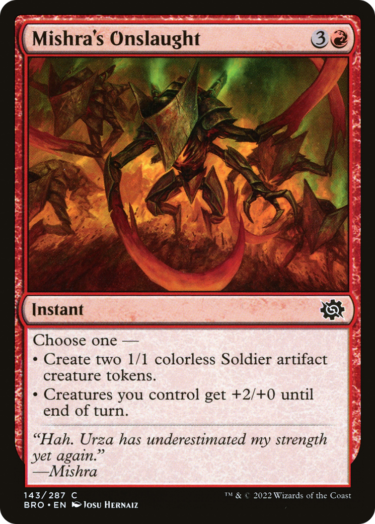 Image of Mishra's Onslaught [The Brothers' War]