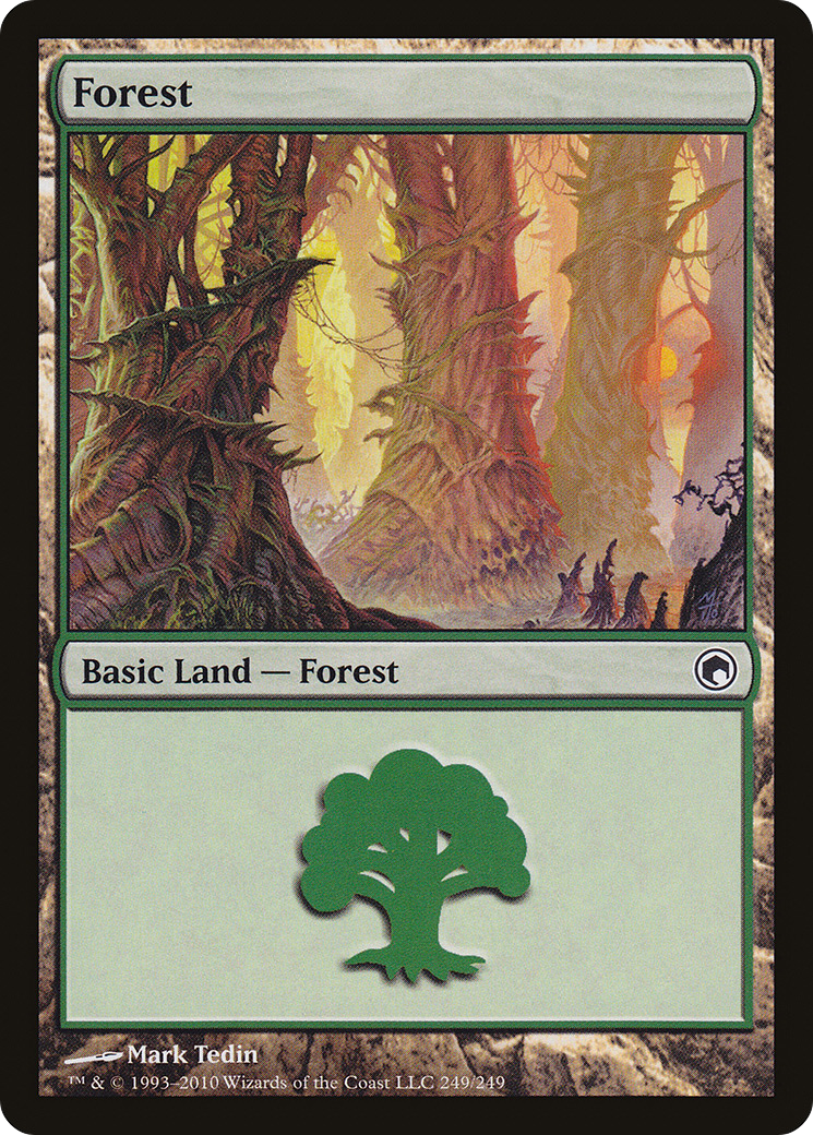 Image of Forest (249) [Scars of Mirrodin]