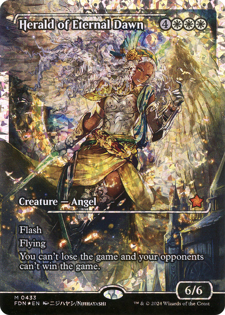 Image of Herald of Eternal Dawn (Showcase) (Fracture Foil) [Foundations]
