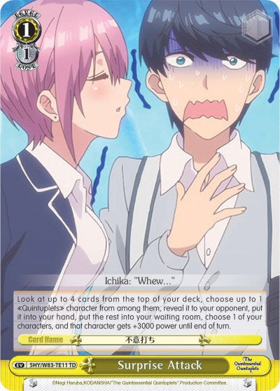 Image of Surprise Attack (5HY/W83-TE11 TD) [The Quintessential Quintuplets]