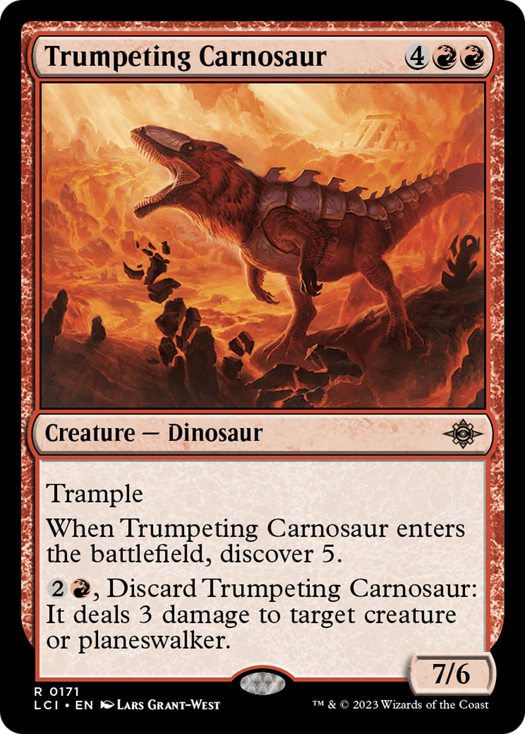 Image of Trumpeting Carnosaur [The Lost Caverns of Ixalan]