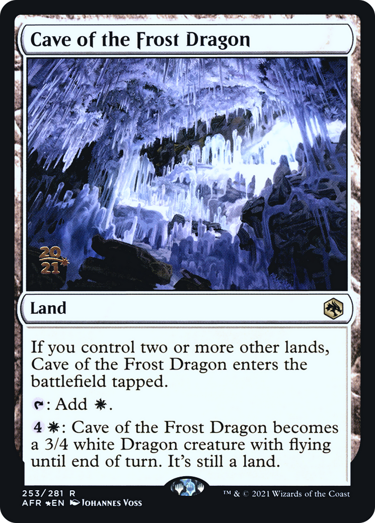 Image of Cave of the Frost Dragon [Dungeons & Dragons: Adventures in the Forgotten Realms Prerelease Promos]