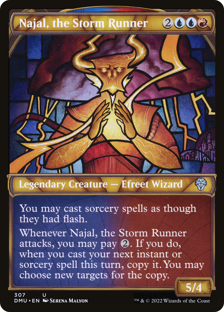 Image of Najal, the Storm Runner (Showcase) [Dominaria United]