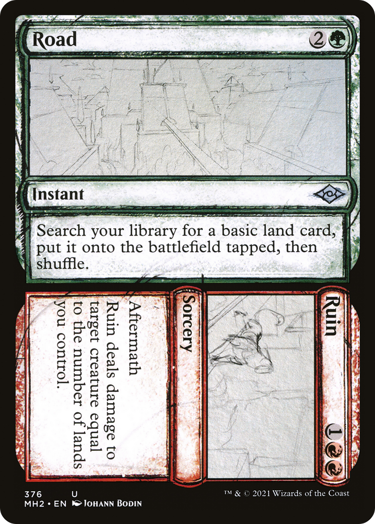 Image of Road // Ruin (Sketch) [Modern Horizons 2]
