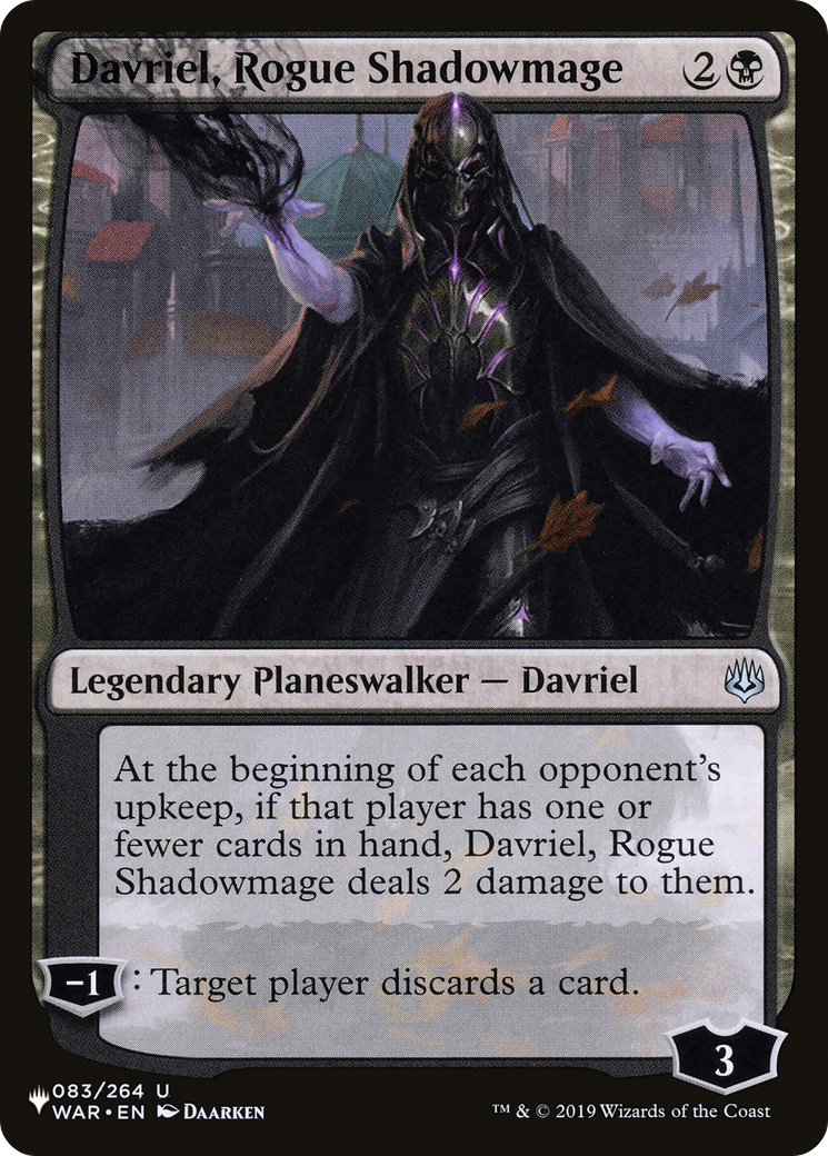 Image of Davriel, Rogue Shadowmage [The List]
