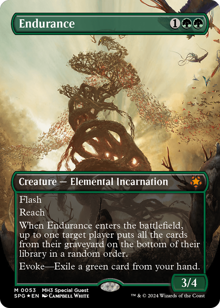 Image of Endurance (Borderless) (Textured Foil) [Modern Horizons 3 Special Guests]