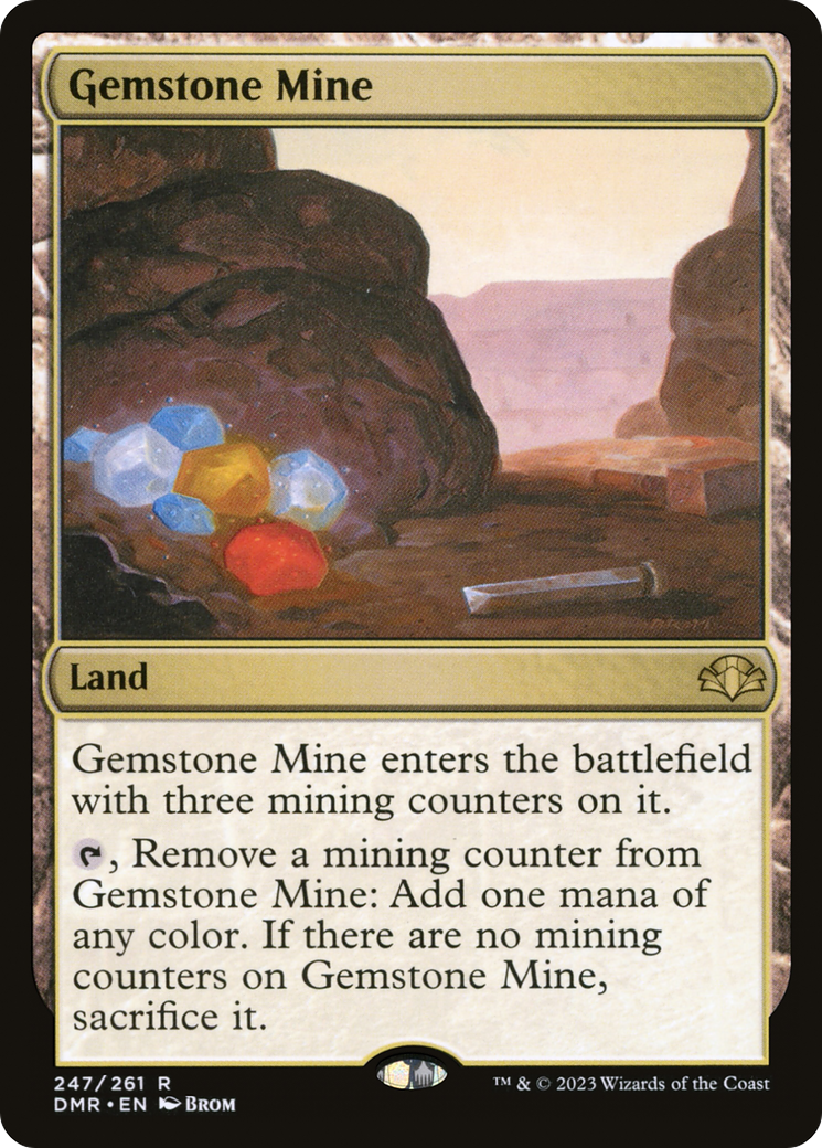 Image of Gemstone Mine [Dominaria Remastered]