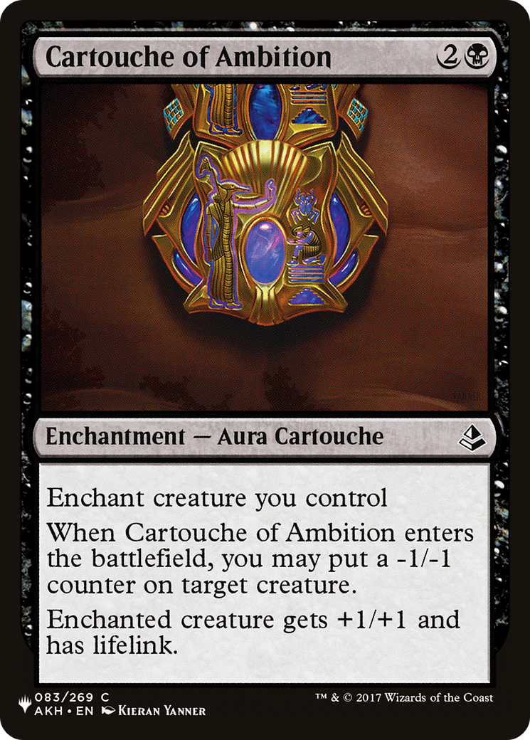 Image of Cartouche of Ambition [The List]